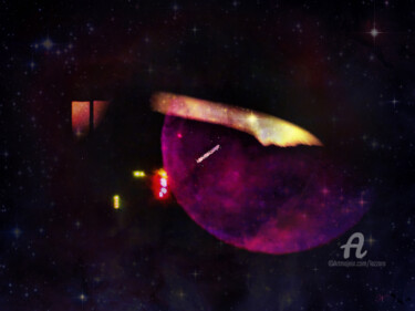 Digital Arts titled "Space Life and Love" by Aurelio Nicolazzo, Original Artwork, Collages