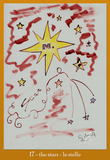 Digitale Kunst mit dem Titel "17 - the stars - le…" von Aurelio Nicolazzo, Original-Kunstwerk