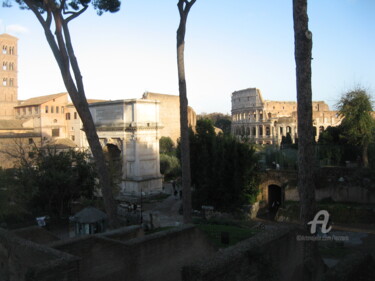 Photography titled "Colosseo e Foro Rom…" by Aurelio Nicolazzo, Original Artwork, Digital Photography