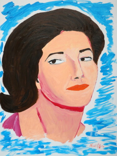 Painting titled "Callas" by Aurelio Nicolazzo, Original Artwork, Oil
