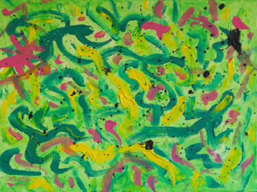 Pintura titulada "Verde" por Aurelio Nicolazzo, Obra de arte original, Oleo