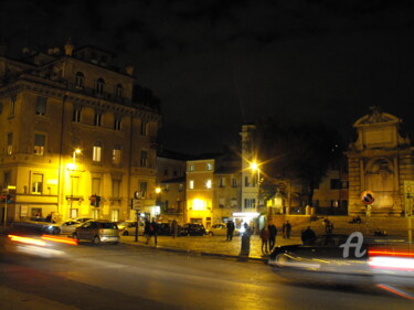 Fotografie mit dem Titel "Piazza Trilussa, Ro…" von Aurelio Nicolazzo, Original-Kunstwerk