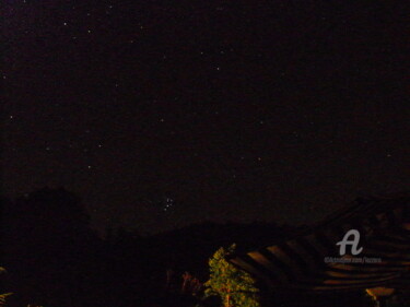 Fotografía titulada "Cielo notturno con…" por Aurelio Nicolazzo, Obra de arte original