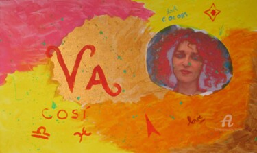 Pittura intitolato "Va così" da Aurelio Nicolazzo, Opera d'arte originale, Acrilico