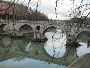 Fotografia intitulada "Ponte Sisto" por Aurelio Nicolazzo, Obras de arte originais