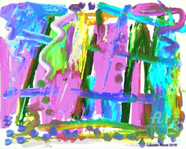 Digitale Kunst mit dem Titel "WINDOWS" von Lazzate Maral, Original-Kunstwerk, Digitale Malerei