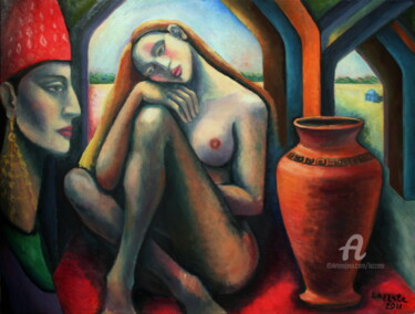 Malerei mit dem Titel "La Princesse de Tou…" von Lazzate Maral, Original-Kunstwerk, Öl