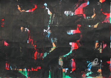 Pittura intitolato "VIBRATIONS" da Lazzate Maral, Opera d'arte originale, Acrilico