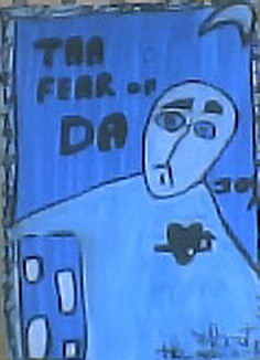 Peinture intitulée "THA FEAR OF DA JOY" par Lb2006         (Do You Like It ? ), Œuvre d'art originale, Huile