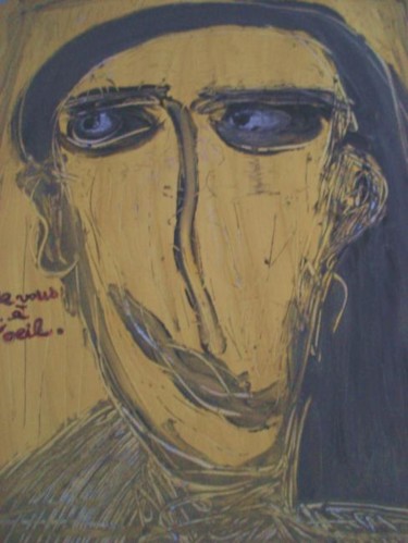Peinture intitulée "ELLE VOUS A L'OEIL" par Lb2006         (Do You Like It ? ), Œuvre d'art originale, Huile