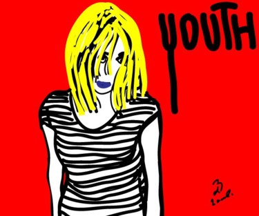 Peinture intitulée "YOUTH" par Lb2006         (Do You Like It ? ), Œuvre d'art originale
