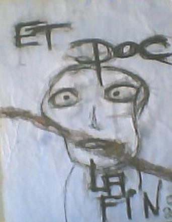 Peinture intitulée "ET POC LA FIN!" par Lb2006         (Do You Like It ? ), Œuvre d'art originale, Huile