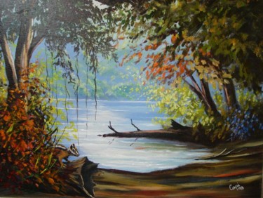 Pintura intitulada "Atlantic forest " por Capy, Obras de arte originais