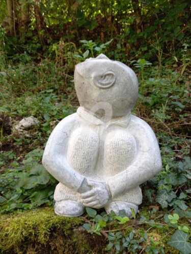 雕塑 标题为“Trois pommes” 由Michel Cartier, 原创艺术品, 石