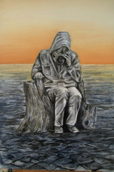 Peinture intitulée "Désolation" par Laurent Chiodi, Œuvre d'art originale