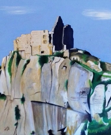 绘画 标题为“Chateau de crussol” 由Laure Cornillac, 原创艺术品, 油