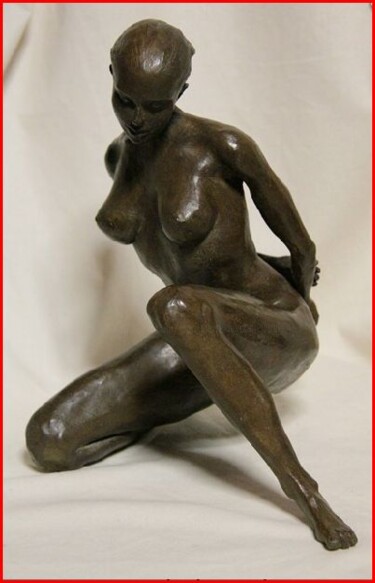 Sculpture titled "REFLEXIONS   tirage…" by Le Cann, Original Artwork, Bronze