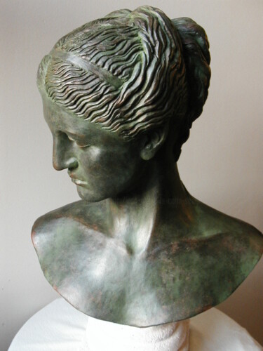 Skulptur mit dem Titel ""Aphrodite"" von Le Cann, Original-Kunstwerk, Bronze