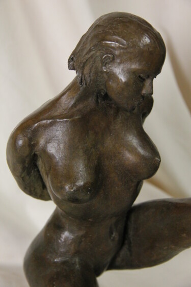Skulptur mit dem Titel "REFLEXIONS" von Le Cann, Original-Kunstwerk, Bronze