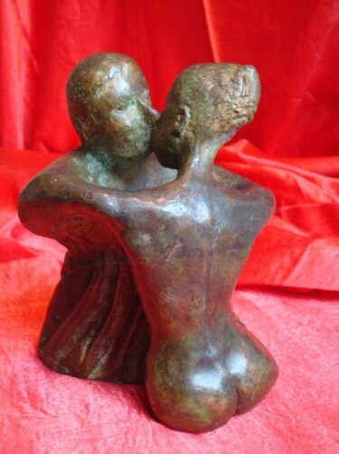 Sculpture titled "l'homme pressé" by Le Cann, Original Artwork