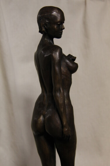 Sculpture intitulée ""première pose" sui…" par Le Cann, Œuvre d'art originale, Métaux