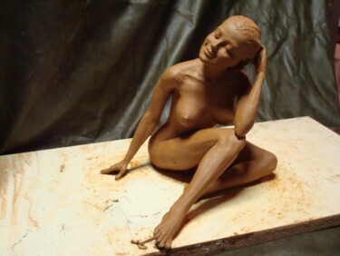 Sculpture intitulée ""AU SOLEIL"" par Le Cann, Œuvre d'art originale