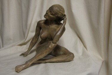 Sculpture titled ""AU SOLEIL"" by Le Cann, Original Artwork, Metals