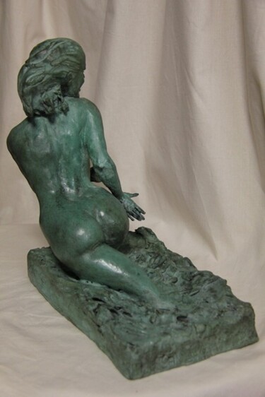 Sculptuur getiteld "JEUX D'EAU" door Le Cann, Origineel Kunstwerk, Metalen