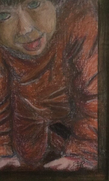 Dibujo titulada "Mais qu'est ce qu'i…" por Le Carologaumais, Obra de arte original, Pastel