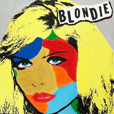 绘画 标题为“BLONDIE” 由Le Closier, 原创艺术品, 丙烯 安装在木质担架架上