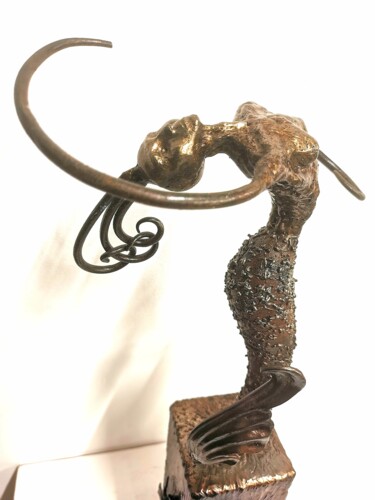 Sculpture intitulée "Sirène" par Le Petit Juan, Œuvre d'art originale, Métaux