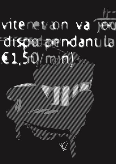 nada3 Arts numériques intitulée "nada3" par Le Voyeur Calligraphe, Œuvre d'art originale, Travail numérique 2D
