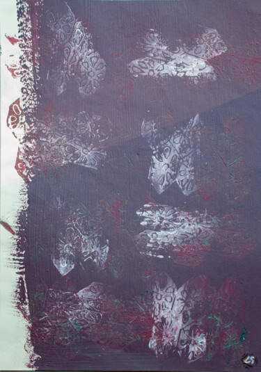 印花与版画 标题为“Douceur automnale” 由Léa Coutureau, 原创艺术品, Linocuts