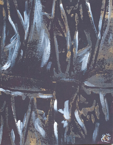 Estampas & grabados titulada "Agitation lumineuse" por Léa Coutureau, Obra de arte original, Linograbados