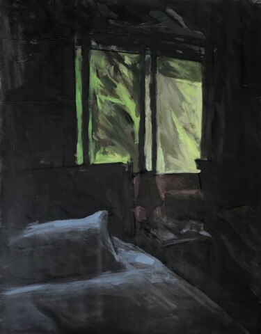 Pittura intitolato "June sixteen, 11:31…" da Lea Helou, Opera d'arte originale, Acrilico