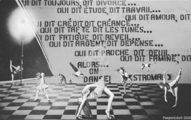 Pintura intitulada "« Alors on danse »" por Léa Paepen, Obras de arte originais, Acrílico