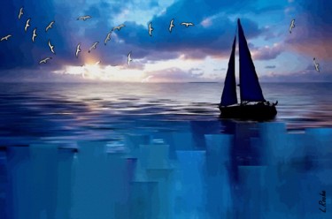 Tablo, akrilik, sanat eseri L.Roche tarafından