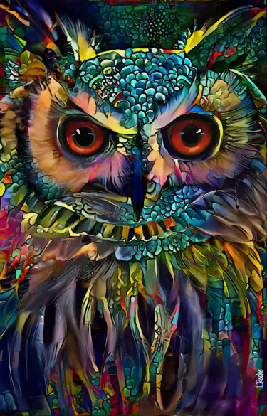 Pintura titulada "Reina de noche- Mix…" por L.Roche, Obra de arte original, Acrílico