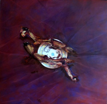 Pintura titulada "BODEGON" por Alexander Leal Cid, Obra de arte original, Oleo