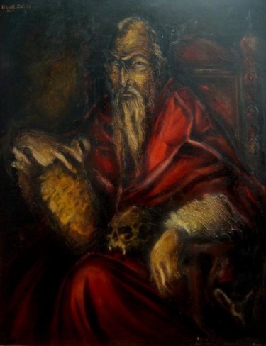 Pintura titulada "ST.PABLO APOSTOL" por Alexander Leal Cid, Obra de arte original, Oleo