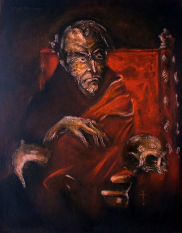 Pintura titulada "ST.JUAN APOSTOL" por Alexander Leal Cid, Obra de arte original, Oleo