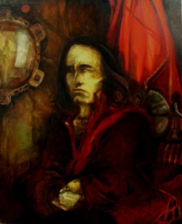 Pintura titulada "RETRATO    (col.par…" por Alexander Leal Cid, Obra de arte original, Oleo