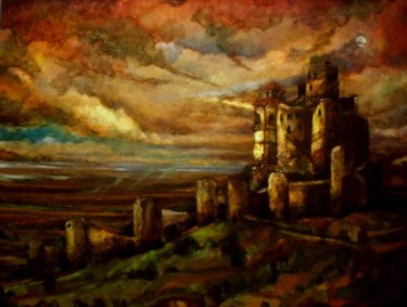 Pintura titulada "LOARRE (obra en ven…" por Alexander Leal Cid, Obra de arte original, Oleo