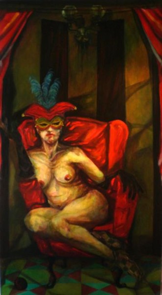 Pintura titulada "LE BALLET DE LA NUI…" por Alexander Leal Cid, Obra de arte original, Oleo