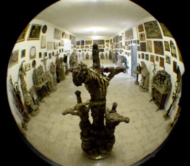 Sculptuur getiteld "galleria casa museo…" door Ezechiele Leandro (1905-1981), Origineel Kunstwerk