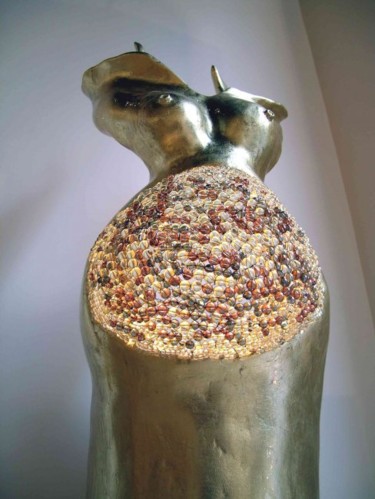 Sculpture intitulée "Filomene" par Yannick Le Bloas, Œuvre d'art originale