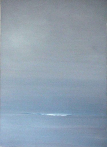 Peinture intitulée "Brume de mer" par Peintre Portuaire, Œuvre d'art originale, Huile