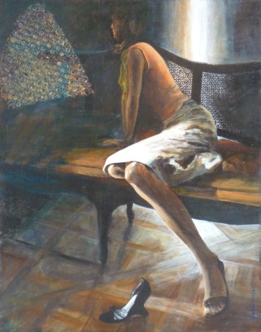 Painting titled "Abandon 1" by Leboulanger, Original Artwork
