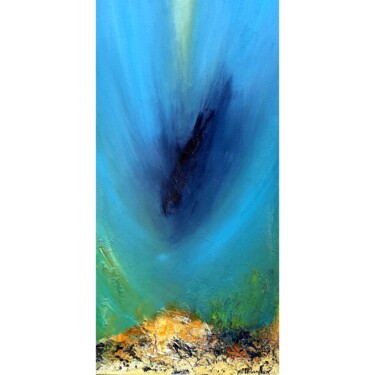 Peinture intitulée "Le plongeon" par Marie-Lise Le Campion, Œuvre d'art originale, Acrylique