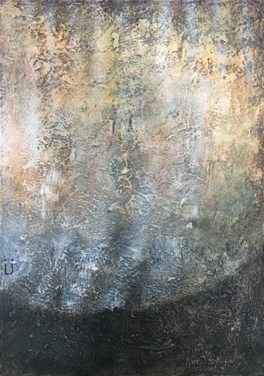 Peinture intitulée "curtain above the s…" par Lech Jankowski, Œuvre d'art originale, Acrylique